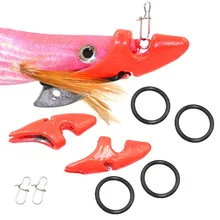 2Pcs/Pack 10g/15g/20g/25g Squid Jig Tip Run Weight Chin Sinker For Wood Shrimp Prawn Lure Bait Fishing Tackle Accessories Red
2Pcs/Pack 10g/15g/20g/25g Squid Jig Tip Run Weight Chin Sinker For Wood Shrimp Prawn Lure Bait Fishing Tackle Accessories Red