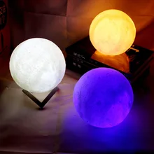 Diameter 12cm 10cm 3D Moon Night Light Battery Powered LED Desktop Bedside Lamp for Children's Room Bedside Sleeping Nightlight
Diameter 12cm 10cm 3D Moon Night Light Battery Powered LED Desktop Bedside Lamp for Children's Room Bedside Sleeping Nightlight
