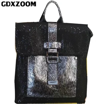 GDXZOOM 2019 Fashion Leather Paillette Sequin Flap Pocket Travel Backpack Polyester Lining Zipper&hasp Soft Leather handle Cas
GDXZOOM 2019 Fashion Leather Paillette Sequin Flap Pocket Travel Backpack Polyester Lining Zipper&hasp Soft Leather handle Cas