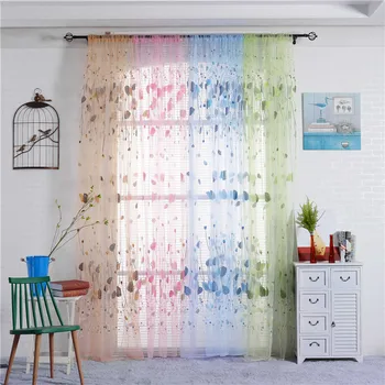 Leaves Tulle Window Treatment Voile Drape Valance Kitchen Sheer Curtain Room Decoration
Leaves Tulle Window Treatment Voile Drape Valance Kitchen Sheer Curtain Room Decoration