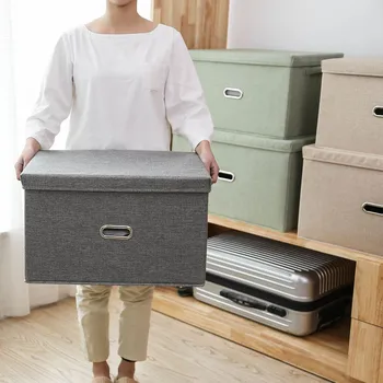 Household Clothes Storage Box Large Foldable Storage Bin Storage Box Organizer Containers Basket Cube with Lid
Household Clothes Storage Box Large Foldable Storage Bin Storage Box Organizer Containers Basket Cube with Lid