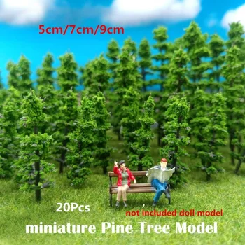 20pcs Miniature Simulated Pine Tree Scene Model Tree Materials DIY Consumables for Train Sand Table Building 
20pcs Miniature Simulated Pine Tree Scene Model Tree Materials DIY Consumables for Train Sand Table Building