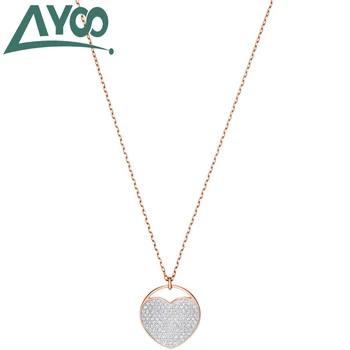 AYOO New High Quality 1: 1 Fashion Ginger Shiny Love Racket Rose Gold Ladies Necklace
AYOO New High Quality 1: 1 Fashion Ginger Shiny Love Racket Rose Gold Ladies Necklace