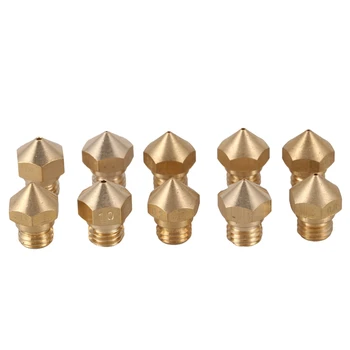 MK10 Nozzle Multi Size For 3D Printer Makerbot Parts (0.2mm 0.4mm 0.6mm 0.8mm 1.0mm) M7 Thread Nozzle For Extruder Hotend | 2 Pi
MK10 Nozzle Multi Size For 3D Printer Makerbot Parts (0.2mm 0.4mm 0.6mm 0.8mm 1.0mm) M7 Thread Nozzle For Extruder Hotend | 2 Pi