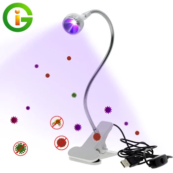 UV Sterilizer Portable Disinfection Light Led Desk Lamp With Clip Adjustable USB Charging UVC Lamp Germicidal Lamp
UV Sterilizer Portable Disinfection Light Led Desk Lamp With Clip Adjustable USB Charging UVC Lamp Germicidal Lamp