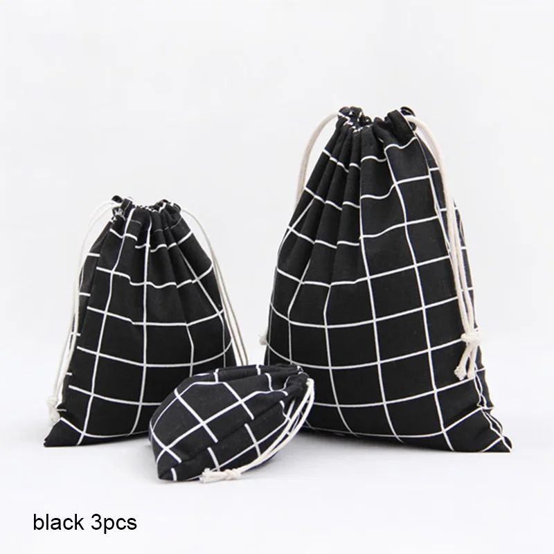 bags large capacity tea gift travel storage bag drawstring tote