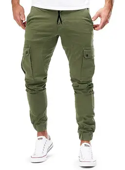 Fashion Woven Tooling Trousers Man New Simple Wild M-3XL Tooling Multi-Pocket Trousers Male's Autumn Casual Boy Cool Bottoms
Fashion Woven Tooling Trousers Man New Simple Wild M-3XL Tooling Multi-Pocket Trousers Male's Autumn Casual Boy Cool Bottoms