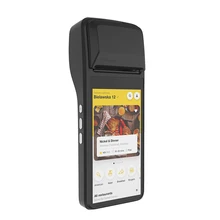 Портативный Wi-Fi Bluetooth POS платежный терминал сенсорный экран Android регистратор чековый принтер