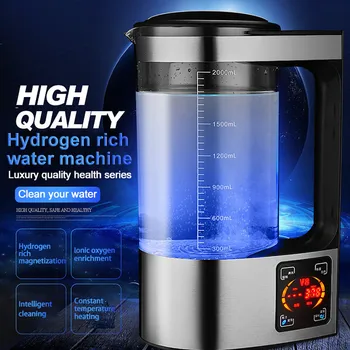 Alkaline Lonizer Hydrogen Water Maker Generator Pitcher Kettle Jug 2000ML Treatment Appliance Generator Filter Alkaline Rich
Alkaline Lonizer Hydrogen Water Maker Generator Pitcher Kettle Jug 2000ML Treatment Appliance Generator Filter Alkaline Rich