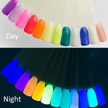 

[12]12 Colors GLOW IN THE DARK NAILS ACRYLIC POWDER COLLECTION 10g Jar - GLOW IN THE DARK SHADES Dipping Powder - GLOW-IN-THE-