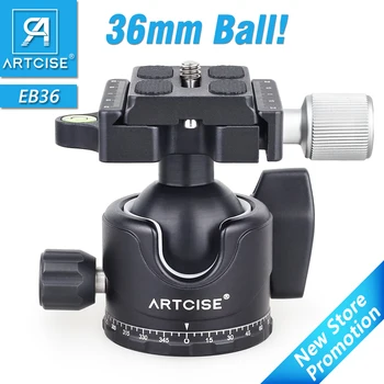 ARTCISE EB36 Tripod Ball Head Low Profile Tripod Head Panoramic Lower Gravity Center Design Smooth Operation Max Load 15kg/33lbs
ARTCISE EB36 Tripod Ball Head Low Profile Tripod Head Panoramic Lower Gravity Center Design Smooth Operation Max Load 15kg/33lbs