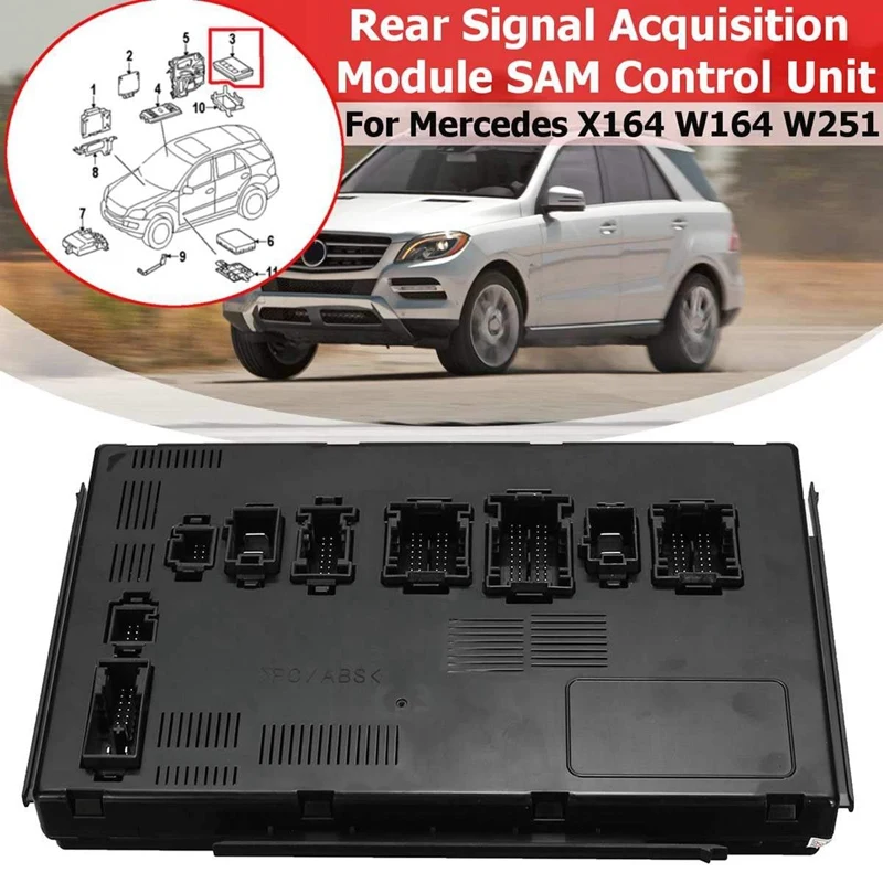 Rear Signal Acquisition Module Sam Control Unit 1649005401 for M-e-r-c-e-d--e-s X164 W164 W251 Gl320 Gl350
Rear Signal Acquisition Module Sam Control Unit 1649005401 for M-e-r-c-e-d--e-s X164 W164 W251 Gl320 Gl350