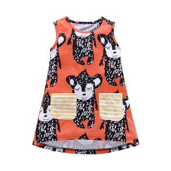 1-6T Children Cartoon Animal Princess Dress Girls Summer Sleeveless Dresses
1-6T Children Cartoon Animal Princess Dress Girls Summer Sleeveless Dresses
