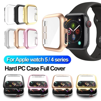 Smart Watch Case Shell Plating Hard PC Protective Case Full Cover Screen Protector For Apple Watch Series 5 4 iWatch 40mm 44mm
Smart Watch Case Shell Plating Hard PC Protective Case Full Cover Screen Protector For Apple Watch Series 5 4 iWatch 40mm 44mm