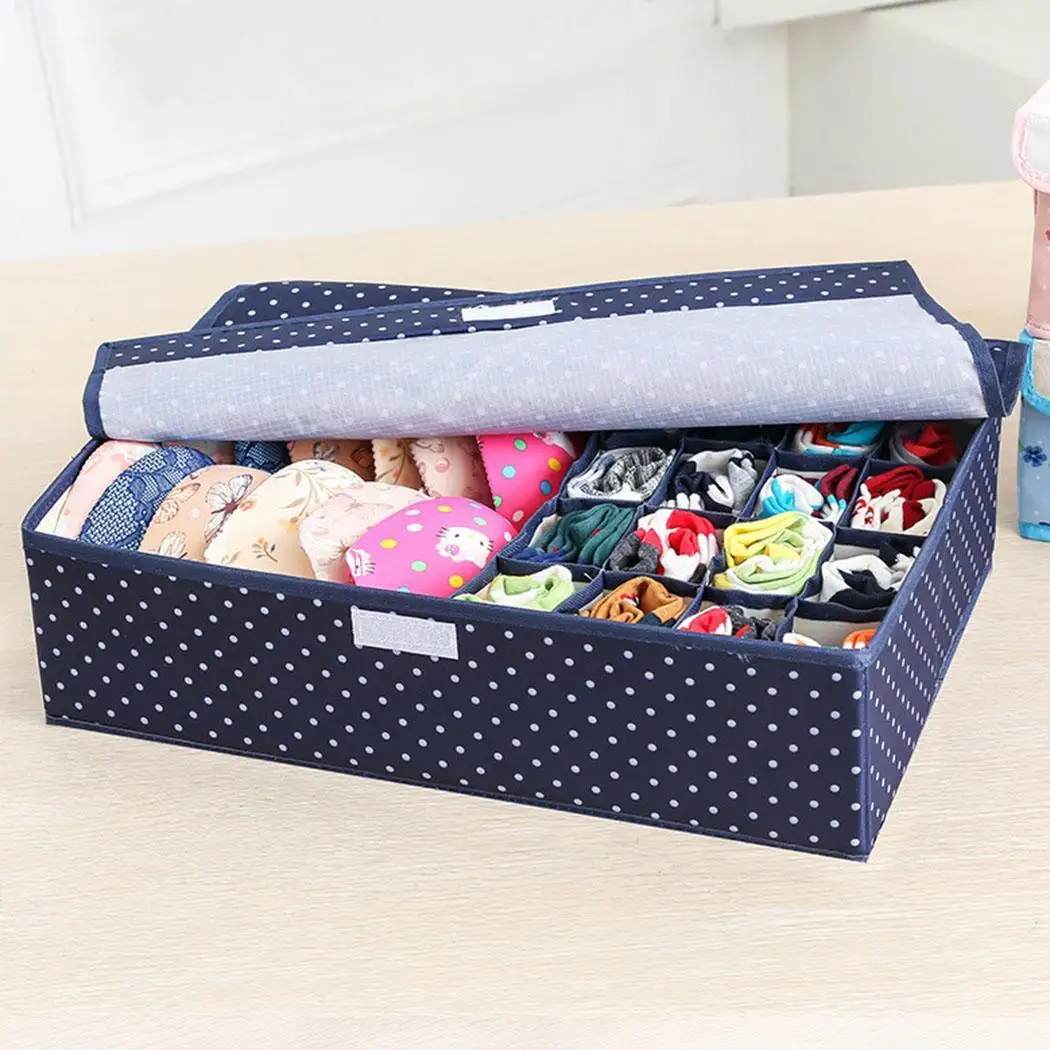 Durable Practical Fastening Tape Closure Print Print, Solid Underwear Storage 13 Grids, 17 Grids Home Box
Durable Practical Fastening Tape Closure Print Print, Solid Underwear Storage 13 Grids, 17 Grids Home Box