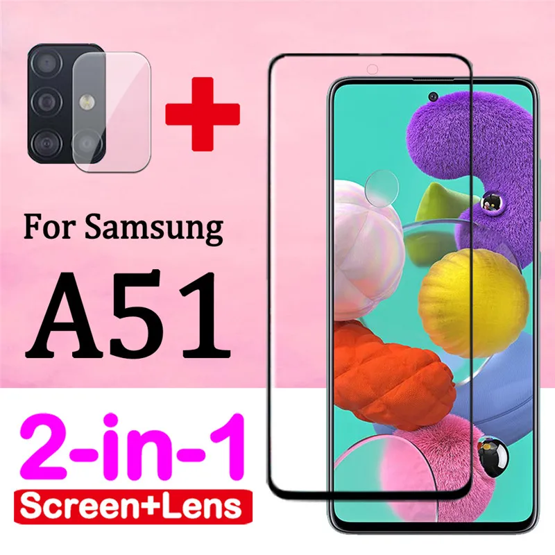 Защитное стекло для Samsung Galaxy a 51 a51 51a Защитная пленка 3d экрана закаленное