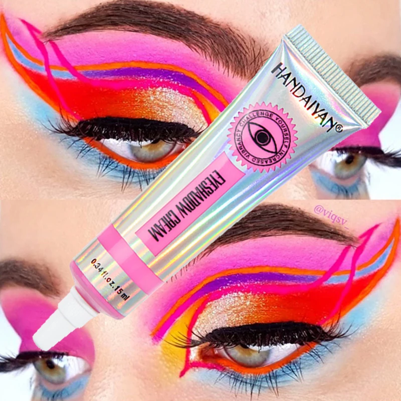 HANDAIYAN Matte Neon Eyeshadow High Pigment Colorful Yellow Violet Eye Shadow Dust Summer Makeup Eyeshadow Cream Cosmetics
HANDAIYAN Matte Neon Eyeshadow High Pigment Colorful Yellow Violet Eye Shadow Dust Summer Makeup Eyeshadow Cream Cosmetics