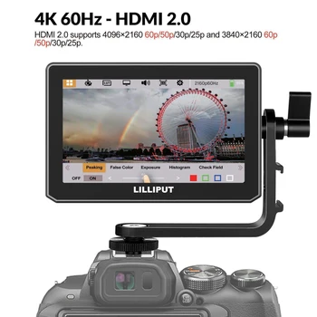 LILLIPUT T5 New 5 Inch on Camera DSLR Field Monitor 3D LUT Touch Screen IPS FHD 1920x1080 Video Support HDMI 2.0 4K 60Hz input 
LILLIPUT T5 New 5 Inch on Camera DSLR Field Monitor 3D LUT Touch Screen IPS FHD 1920x1080 Video Support HDMI 2.0 4K 60Hz input