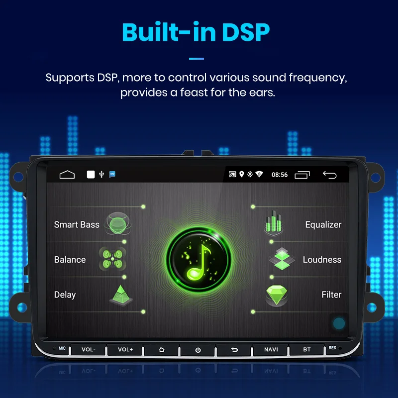 Junsun 7 &quot2 din автомобильный DVD GPS Android радио плеер аудио стерео 1024*600 мультимедиа для
