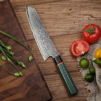 Damascus Steel Japanese Kitchen Knives Chef Knife Professional VG10 67 Layers Steel Kiritsuke Sharp Cleaver Slicing G10 Handle
Damascus Steel Japanese Kitchen Knives Chef Knife Professional VG10 67 Layers Steel Kiritsuke Sharp Cleaver Slicing G10 Handle