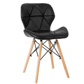 modern minimalist lazy chair home solid wood back desk stool nordic fabric adult casual dining chair 
modern minimalist lazy chair home solid wood back desk stool nordic fabric adult casual dining chair