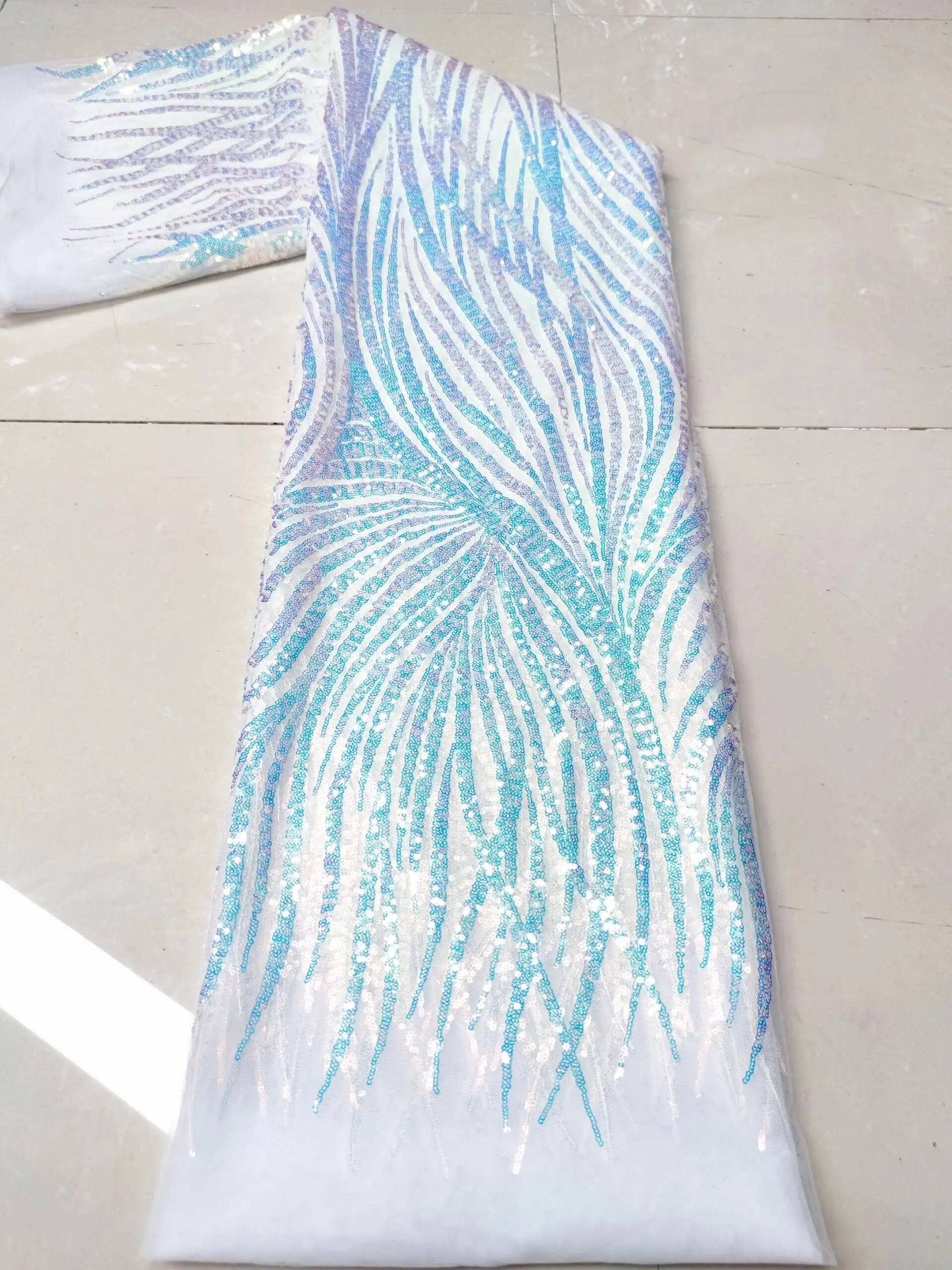 Latest African Sequins Lace Fabric J-568685 High Quality Lace Material French Nigerian Lace Fabrics For Women Party Sewing
Latest African Sequins Lace Fabric J-568685 High Quality Lace Material French Nigerian Lace Fabrics For Women Party Sewing