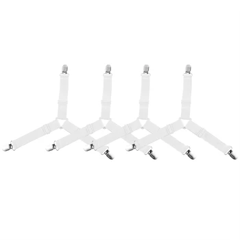 4Pcs/Set Bed Sheet Clip Bed sheet Belt Fastener Mattress Elastic Non-slip Clip Blanket Gripper White and Black
4Pcs/Set Bed Sheet Clip Bed sheet Belt Fastener Mattress Elastic Non-slip Clip Blanket Gripper White and Black