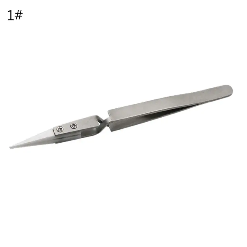 Stainless Steel Ceramic Tweezers Anti-magnetic Acid Proof Precision Clamping Tweezer Contrast Conical
Stainless Steel Ceramic Tweezers Anti-magnetic Acid Proof Precision Clamping Tweezer Contrast Conical
