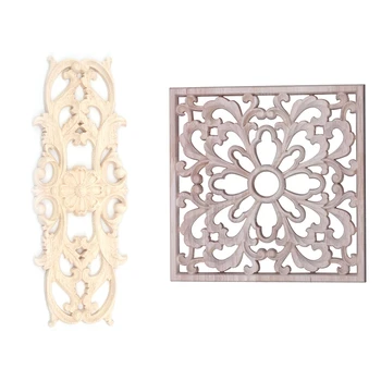 2 Pcs Rubber Wood Carved Applique Retro Furniture Crafts Decor New, 22.5x8cm & 20x20cm
2 Pcs Rubber Wood Carved Applique Retro Furniture Crafts Decor New, 22.5x8cm & 20x20cm