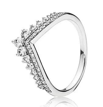 Free Shipping Real 925 Sterling Silver Ring Princess Wear Zircon Crown Ring For Women's Gift Banquet Jewelry
Free Shipping Real 925 Sterling Silver Ring Princess Wear Zircon Crown Ring For Women's Gift Banquet Jewelry