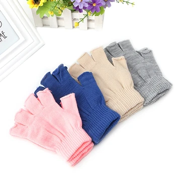 1 Pair Knitted Stretch Half Finger Elastic Fingerless Gloves Winter Soft Warm
1 Pair Knitted Stretch Half Finger Elastic Fingerless Gloves Winter Soft Warm