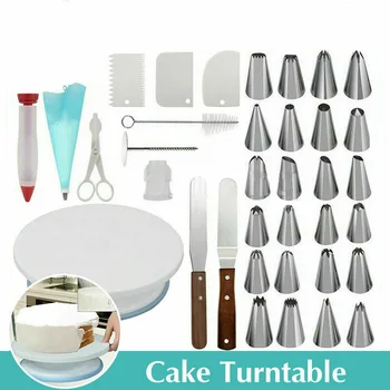 36 Pieces Baking Ornaments Set Nozzle Tips Cake Stand Scraper Brushes DIY Baking Tools Set
36 Pieces Baking Ornaments Set Nozzle Tips Cake Stand Scraper Brushes DIY Baking Tools Set