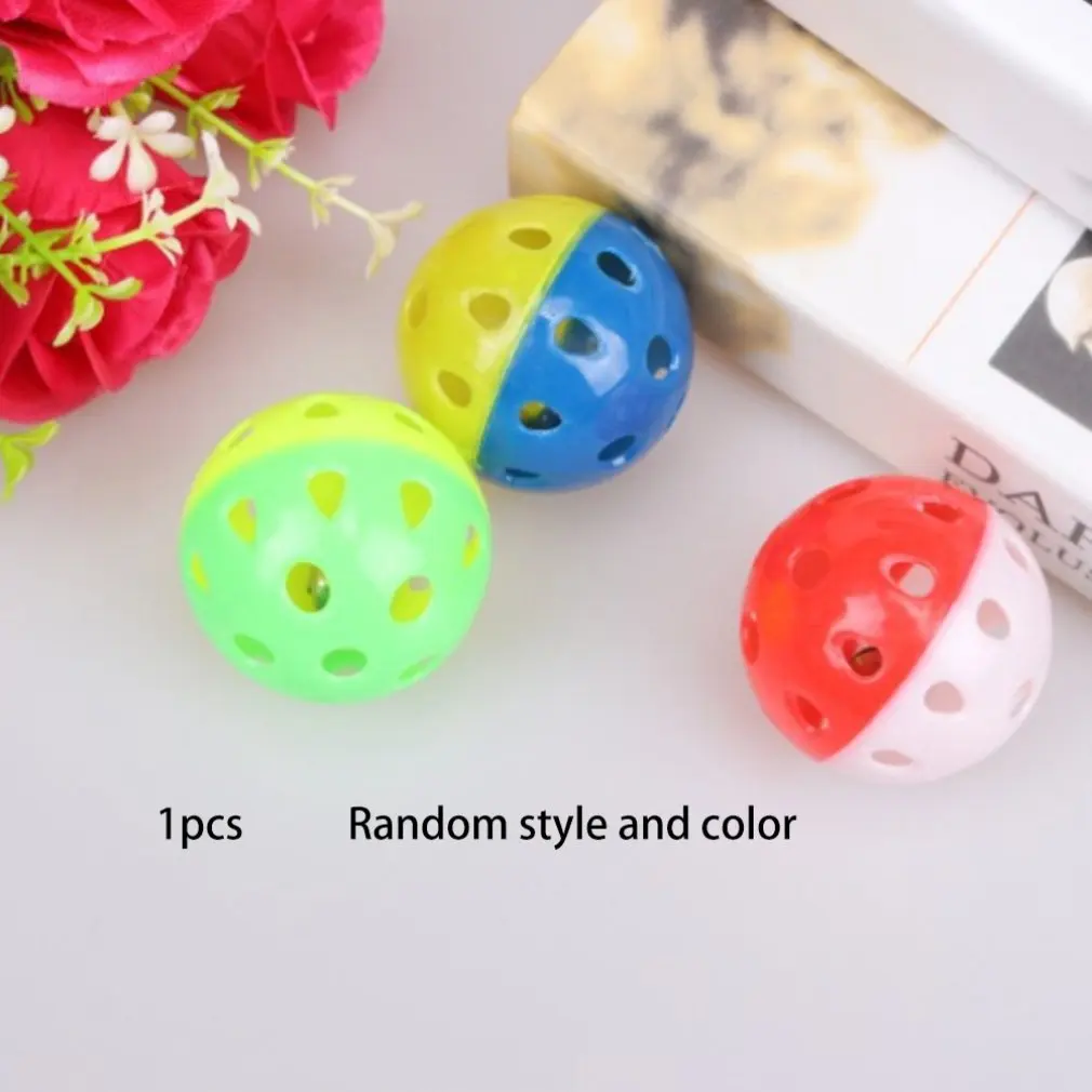 Pet Toy with Bell Ringing Heart Ball Cat Sounding Toy Pet Training Cat Bell Ball Cat Toy Funny Sound Toy