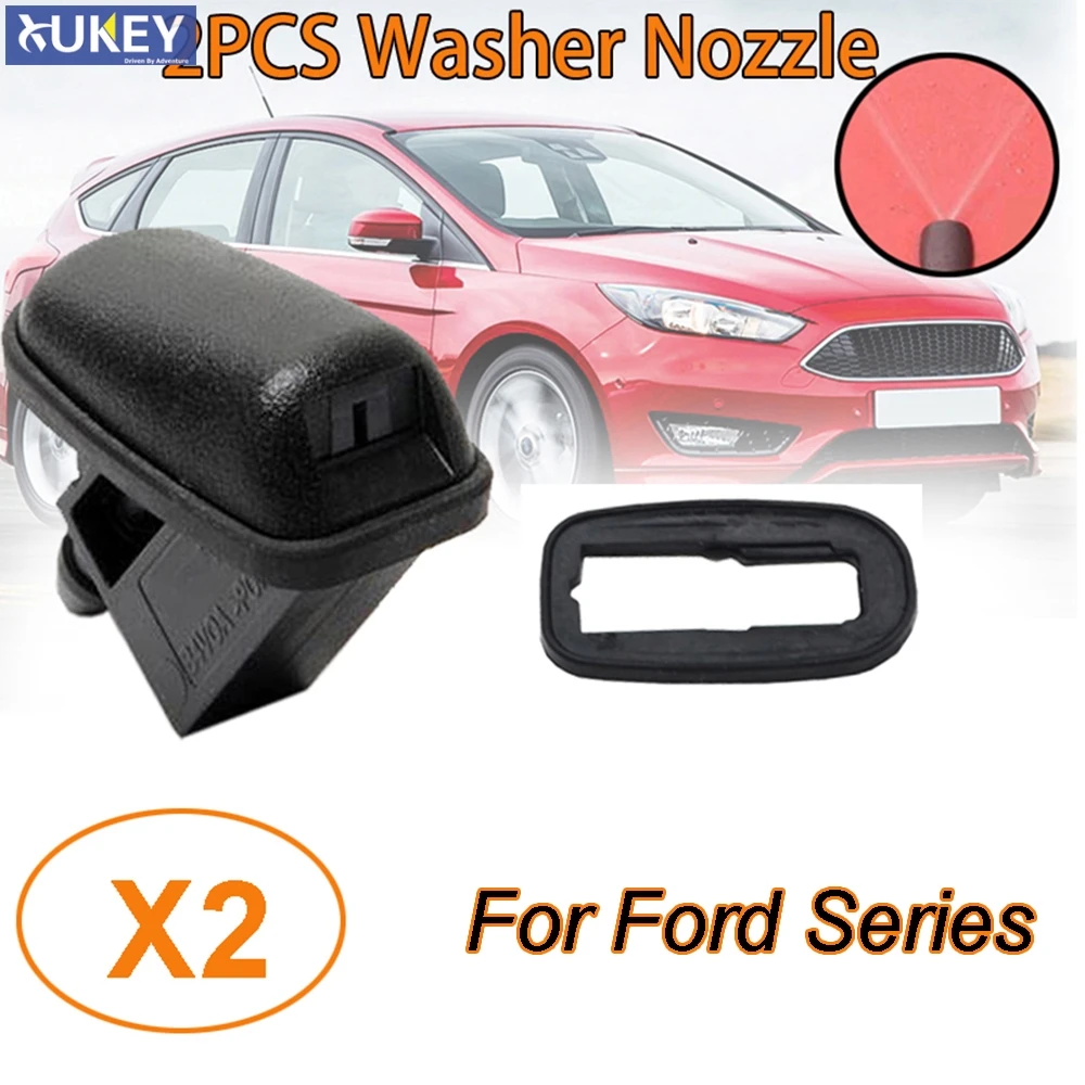 

XUKEY Front Windshield Wiper Spray Nozzle For Ford Focus MK 3 Fiesta MK 5 For Mondeo MK 4 C-max MK4 2011 2012 2013 2014 2015