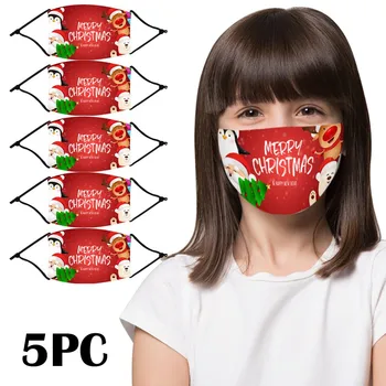 5PC Children Christmas Breathable Face Shield Face Shield Cloth Reusable Face Mask Washable Mouth Mask Windproof mondmaskers
5PC Children Christmas Breathable Face Shield Face Shield Cloth Reusable Face Mask Washable Mouth Mask Windproof mondmaskers