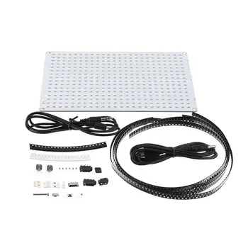 NEW 24x16 384 LED Dot TTF Audio Spectrum Flashing According to Input Sound DIY Electronic Kit 
NEW 24x16 384 LED Dot TTF Audio Spectrum Flashing According to Input Sound DIY Electronic Kit