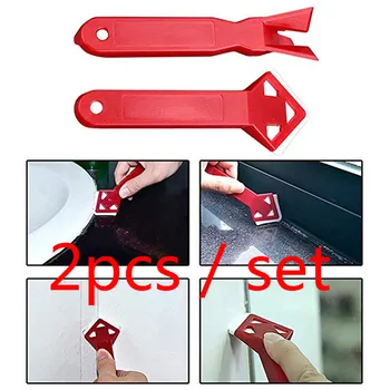 2pcs Silicone Glass Sealant Remover Tool Set Negative Angle Scraper Caulking Mould Removal Tool Household Spatula Glue Shovel
2pcs Silicone Glass Sealant Remover Tool Set Negative Angle Scraper Caulking Mould Removal Tool Household Spatula Glue Shovel