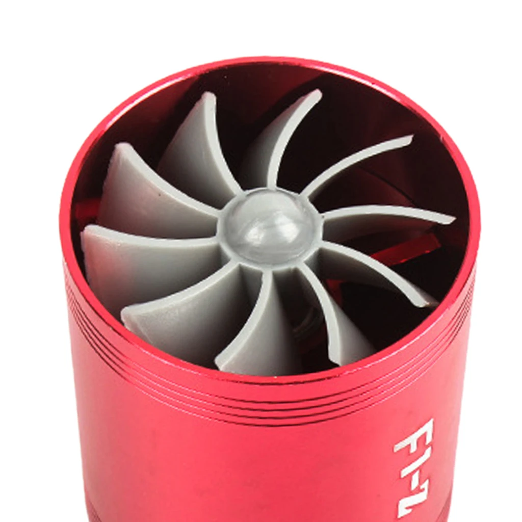Turbocharger Twin Fan Gas Fuel Saver Turbo 2.5-2.9inch Easy installation Turbocharger Twin Fan Gas Fuel Saver Turbo 2.5-2.9inch Easy installation