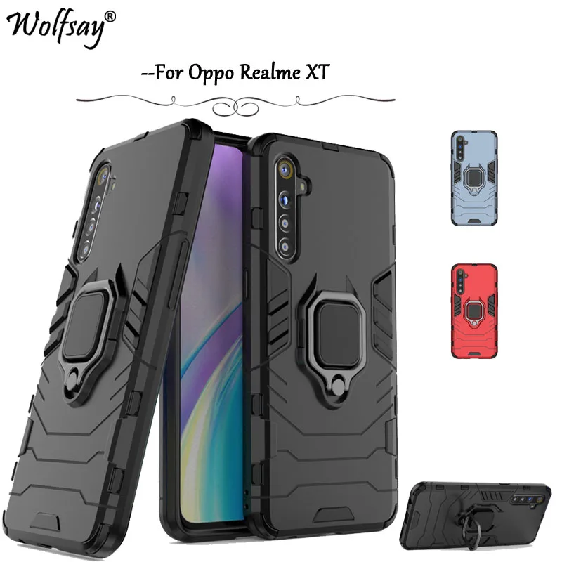 For Realme XT Case Shockproof Armor Metal Finger Ring Holder Phone Case For Realme XT X2 Protective Cover Realme XT X2 K5 730G
For Realme XT Case Shockproof Armor Metal Finger Ring Holder Phone Case For Realme XT X2 Protective Cover Realme XT X2 K5 730G