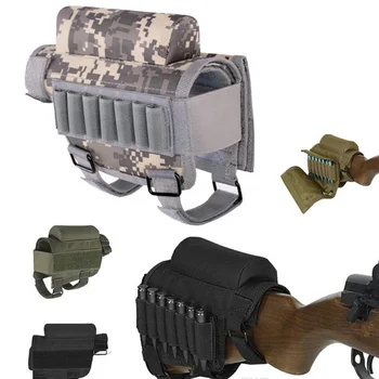 Tactical Buttstock Rifle Cheek Rest Pouch Butt Stock Bullet Holder Bag Rest with Ammo Carrier Shell Cartridge Bag Nylon
Tactical Buttstock Rifle Cheek Rest Pouch Butt Stock Bullet Holder Bag Rest with Ammo Carrier Shell Cartridge Bag Nylon