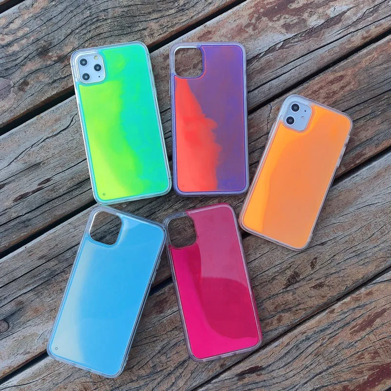 Neon Sand Phone Case For iPhone 11 Pro XS Max X XR 8 7 6S 6 Liquid Glitter Quicksand Phone Cover Dynamic Glow Dark Shell capa
Neon Sand Phone Case For iPhone 11 Pro XS Max X XR 8 7 6S 6 Liquid Glitter Quicksand Phone Cover Dynamic Glow Dark Shell capa