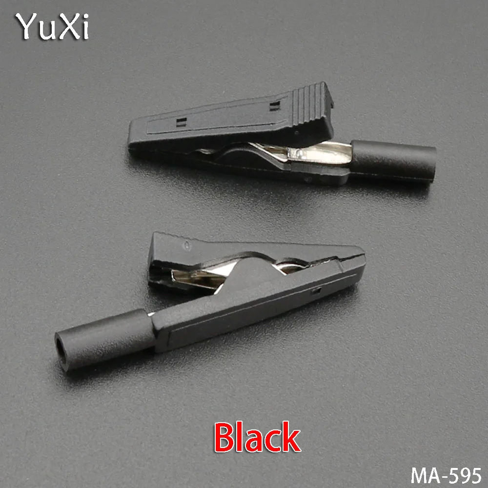 YuXi 2PCS/lot Insulated alligator clip directly inserted into the probe or 2mm plug medical electrode clip Connector test clamp
YuXi 2PCS/lot Insulated alligator clip directly inserted into the probe or 2mm plug medical electrode clip Connector test clamp