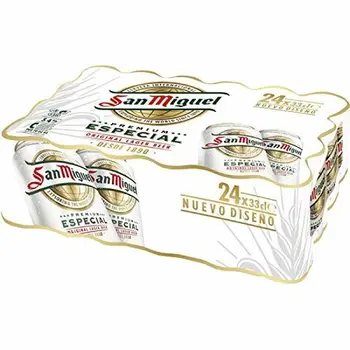 San Miguel Spanisches Bier 24x33cl (Pack 24 Dosen)
San Miguel Spanisches Bier 24x33cl (Pack 24 Dosen)