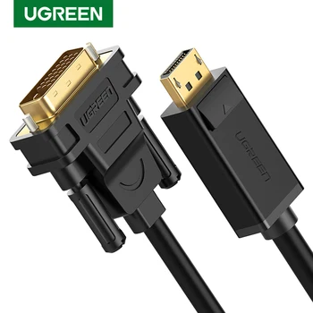 Ugreen 1080P Displayport DP to DVI Cable Adapter DP Male to DVI-D 24+1 Male to Adapter for Projector TV Monitor PC Laptop
Ugreen 1080P Displayport DP to DVI Cable Adapter DP Male to DVI-D 24+1 Male to Adapter for Projector TV Monitor PC Laptop