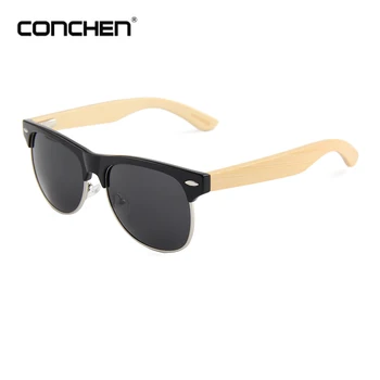 CONCHEN Classic Wooden Sunglasses Womens Men Fashion Semi-Rimless Bamboo Sun Glasses for Travel
CONCHEN Classic Wooden Sunglasses Womens Men Fashion Semi-Rimless Bamboo Sun Glasses for Travel