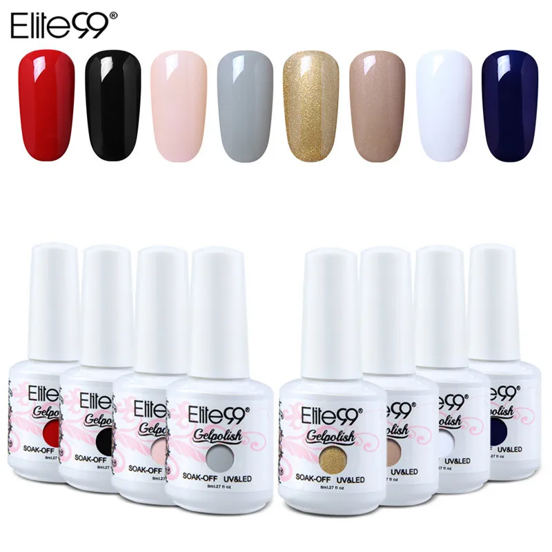 Elite99 8pcs Classic Gel Polish Set Soak Off UV LED Nail Varnish Primer Gel Polish Salon Manicure 8ML Semi-Permanent Nail Polish
Elite99 8pcs Classic Gel Polish Set Soak Off UV LED Nail Varnish Primer Gel Polish Salon Manicure 8ML Semi-Permanent Nail Polish