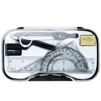7pcs/set Math Geometry Protractor Drawing Compass Ruler Triangle Math Study Tool Kit School Supplies
7pcs/set Math Geometry Protractor Drawing Compass Ruler Triangle Math Study Tool Kit School Supplies
