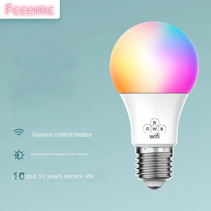 Fccemc Smart Light Bulb, LED Multicolor WiFi Alexa Bulbs Works with Alexa and Google Home, A19,2.4Ghz,No Hub Requir Magic Bulb
Fccemc Smart Light Bulb, LED Multicolor WiFi Alexa Bulbs Works with Alexa and Google Home, A19,2.4Ghz,No Hub Requir Magic Bulb