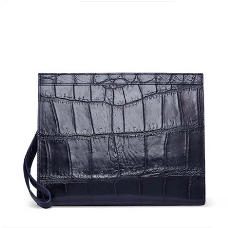 gete Import crocodile skin wrist bag business man bag large capacity multi-card holding 30 years gulf crocodile belly clutch bag 
gete Import crocodile skin wrist bag business man bag large capacity multi-card holding 30 years gulf crocodile belly clutch bag