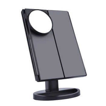 10X Tri-fold Portable LED Lights Magnification Adjustable Light Up Desktop Ultra-thin Makeup Mirror Cosmetic Bright Magnifying
10X Tri-fold Portable LED Lights Magnification Adjustable Light Up Desktop Ultra-thin Makeup Mirror Cosmetic Bright Magnifying